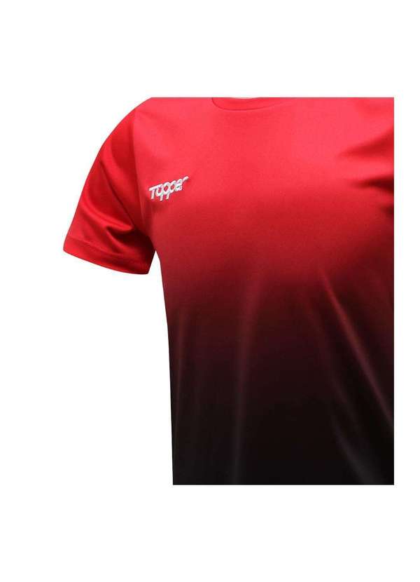 Topper - Camisa Topper Futebol Degradê Infantil Vermelho 3