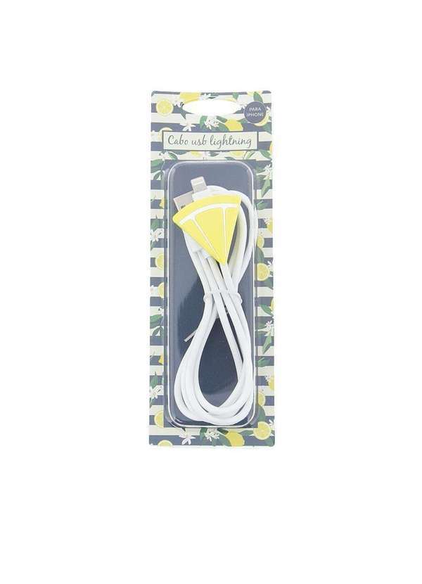 Stz - Cabo Usb Lightning Stz Iphone Limão Amarelo Verde
