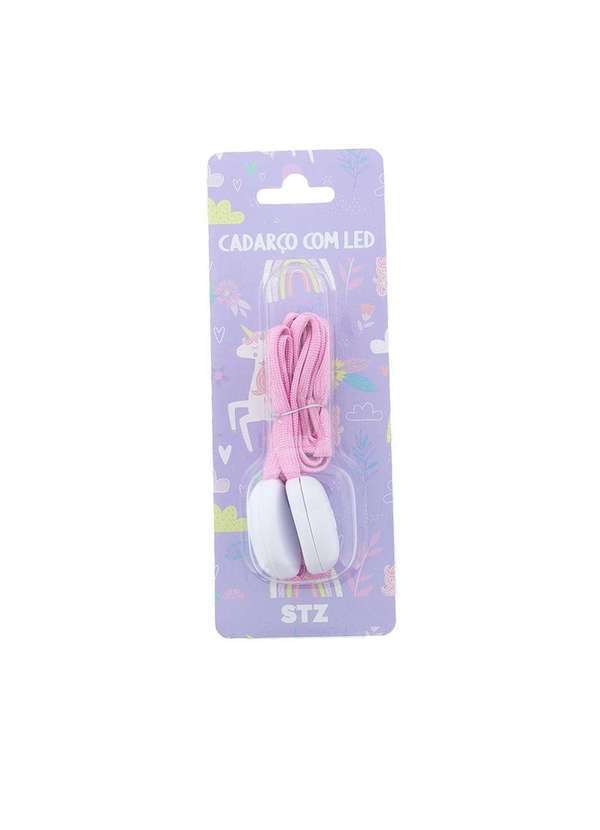 Stz - Cadarço Infantil Stz Led Rosa Colorido