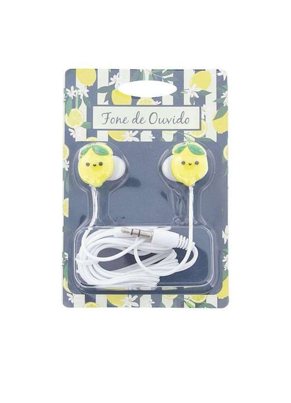 Stz - Fone de Ouvido Stz Limões Fofos Amarelo Verde