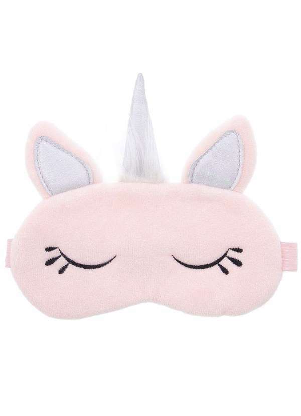 Gabrielinha - Máscara de Dormir Infantil Gabrielinha Unicórnio Rosa Rosa