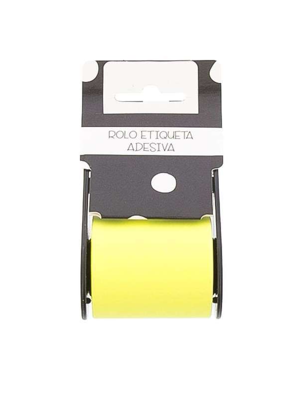 Stz - Rolo de Etiqueta Adesiva Stz Neon Amarelo Amarelo