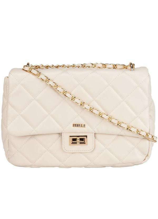 Gabriela - Bolsa Tiracolo Média Gabriela Matelassê Off White Off-White