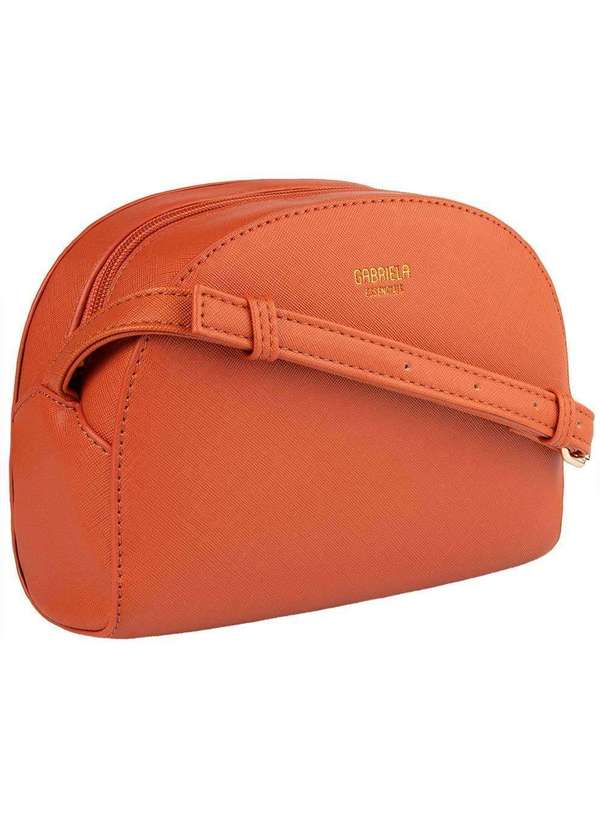 Gabriela - Bolsa Tiracolo Pequena Gabriela Essenciais Meia-Lua Laranja Laranja 2