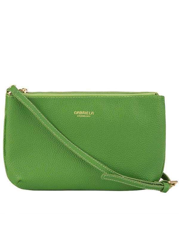 Gabriela - Bolsa Tiracolo Pequena Gabriela Essenciais Texturizado Verde Verde