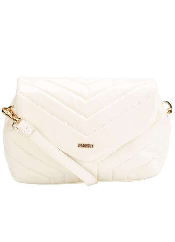 Gabriela - Bolsa Tiracolo Pequena Gabriela Matelassê Off White Off-White