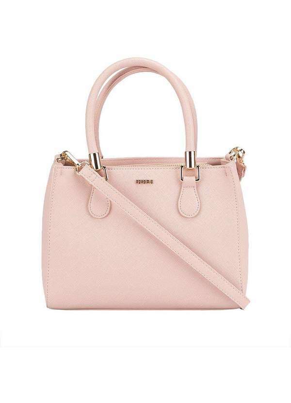 Gabriela - Bolsa Tote Média Gabriela Texturizado Rosa Rosa