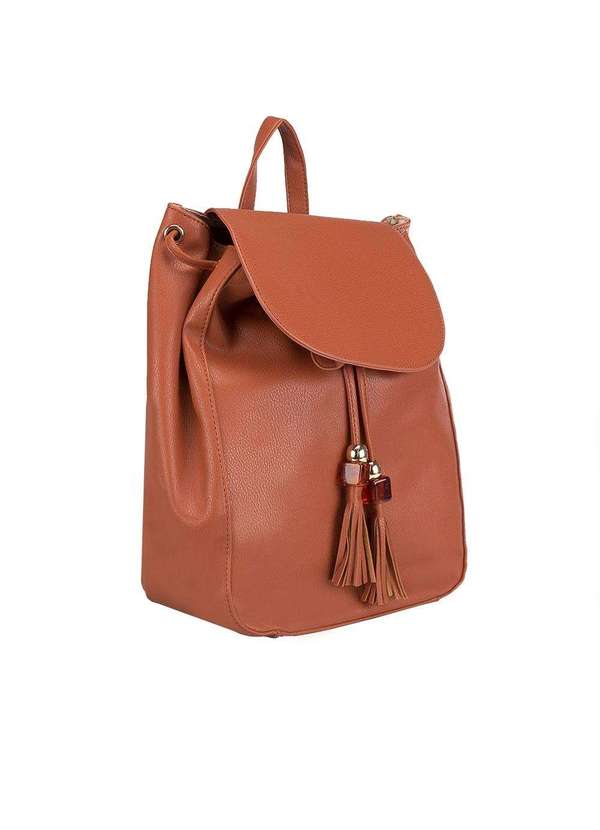 Gabriela - Mochila Gabriela com Amarração Caramelo Caramelo 2