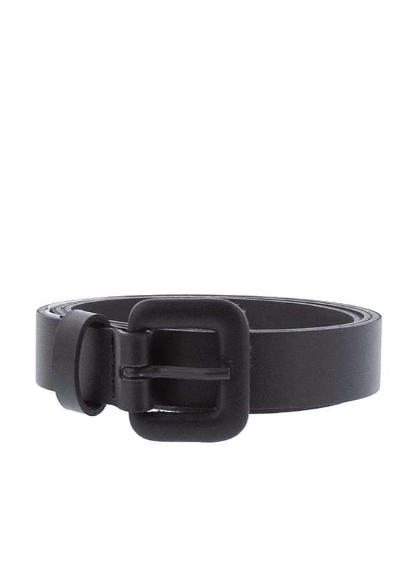 Gabriela - Cinto Feminino Gabriela Pespontos Preto Preto