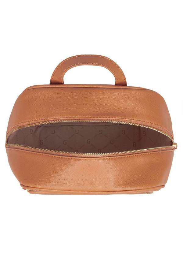 Gabriela - Mochila Gabriela Essenciais Texturizado Caramelo Caramelo 4