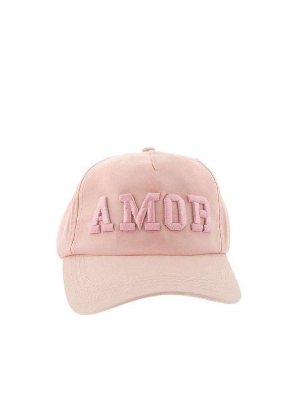 Stz - Boné Aba Curva Stz Feminino Amor Rosa Bege