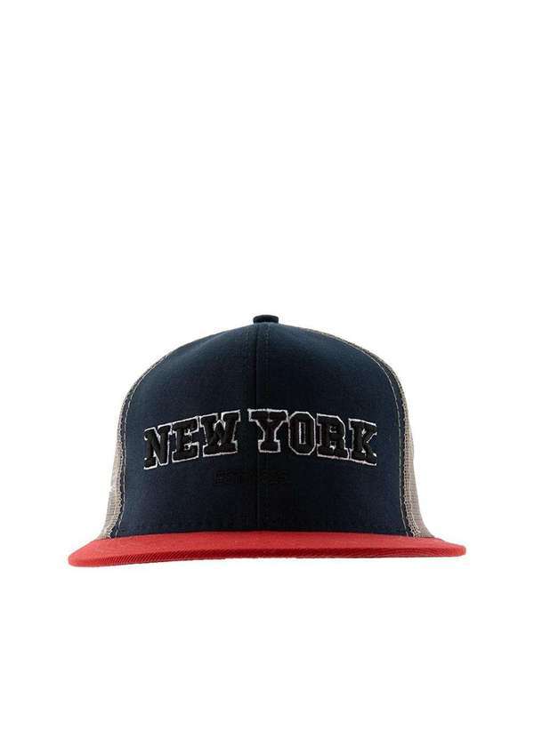 Stz - Boné Aba Reta Stz Masculino New York Color Colorido
