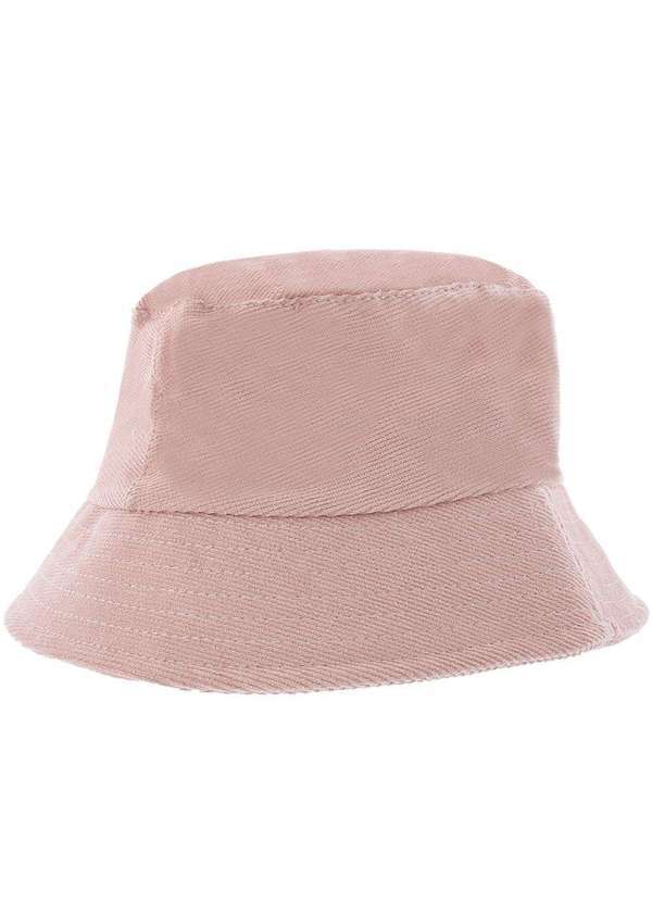 Stz - Chapéu Stz Bucket Veludo Rosa Rosa