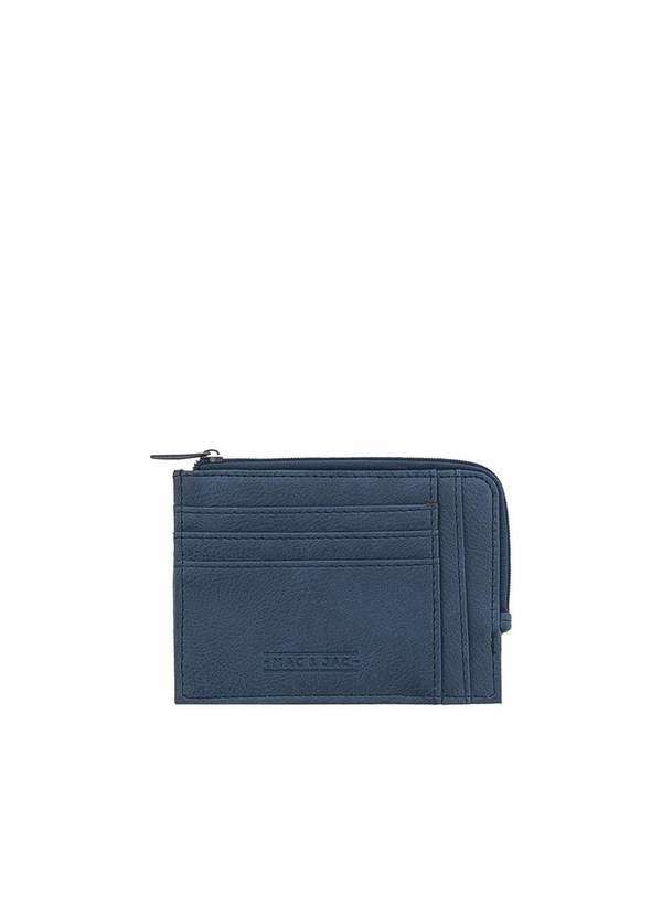 Mac & Jac - Carteira Masculina Mac & Jac com Divisórias Azul Azul