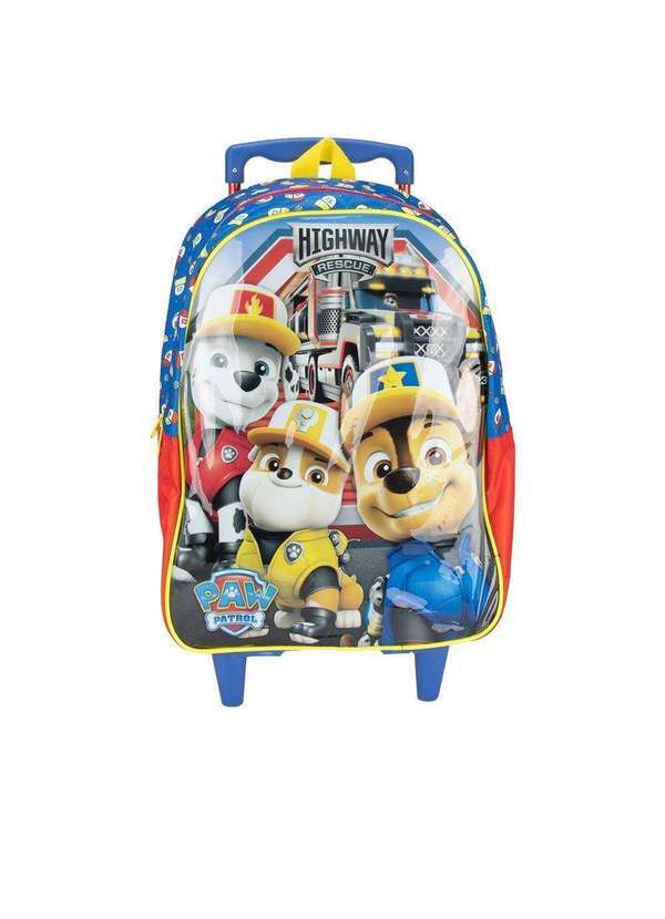Xeryus - Mochila de Rodinhas Infantil Xeryus Patrulha Canina Azul Colorido