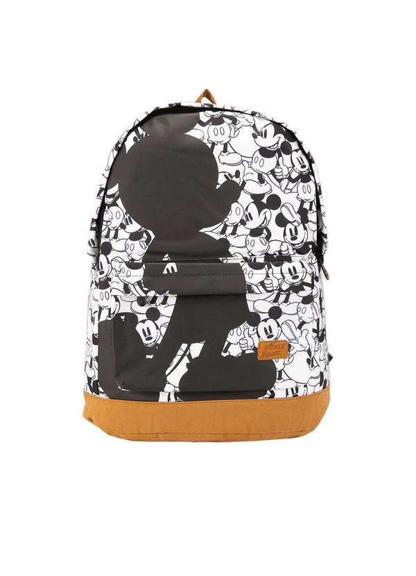 Xeryus - Mochila Infantil Xeryus Disney Mickey Mouse Branco Preto