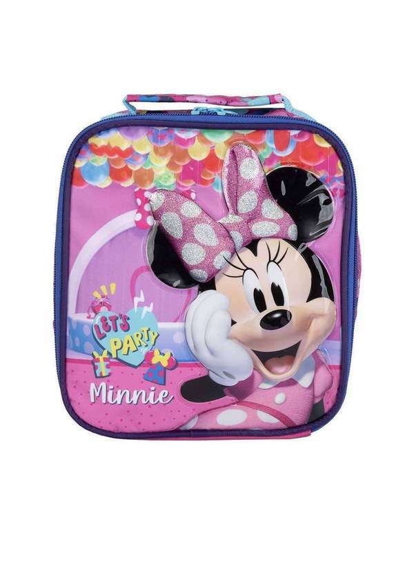 Xeryus - Lancheira Infantil Xeryus Minnie Let S Party Rosa Colorido