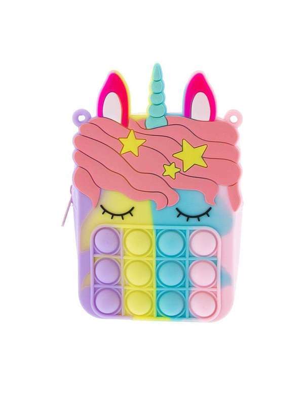 Stz - Shoulder Bag Infantil Stz Unicórnio Pop It Color Rosa