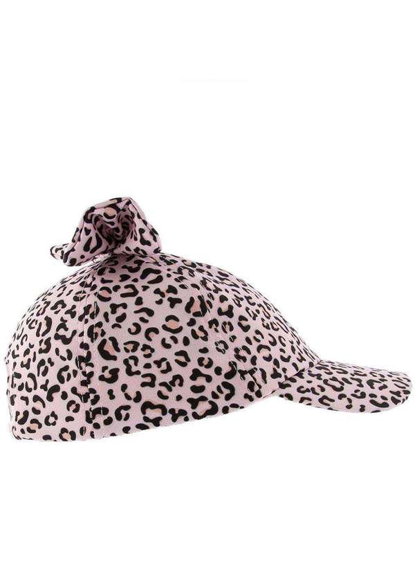 Stz - Boné Aba Curva Infantil Stz Laço Animal Print Rosa Rosa 3