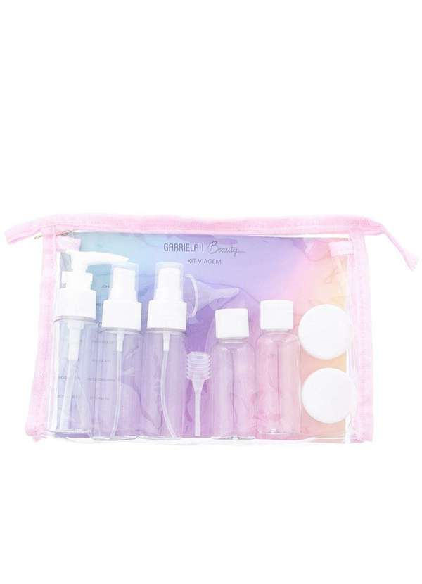 Gabriela - Kit Viagem Gabriela Beauty Nove Itens Branco Colorido