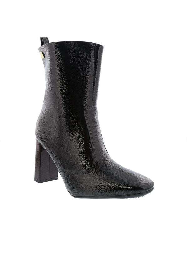 Ankle Boot Bota Vizzano Tachas Preta Bota Coturno Vizzano Tachas Store