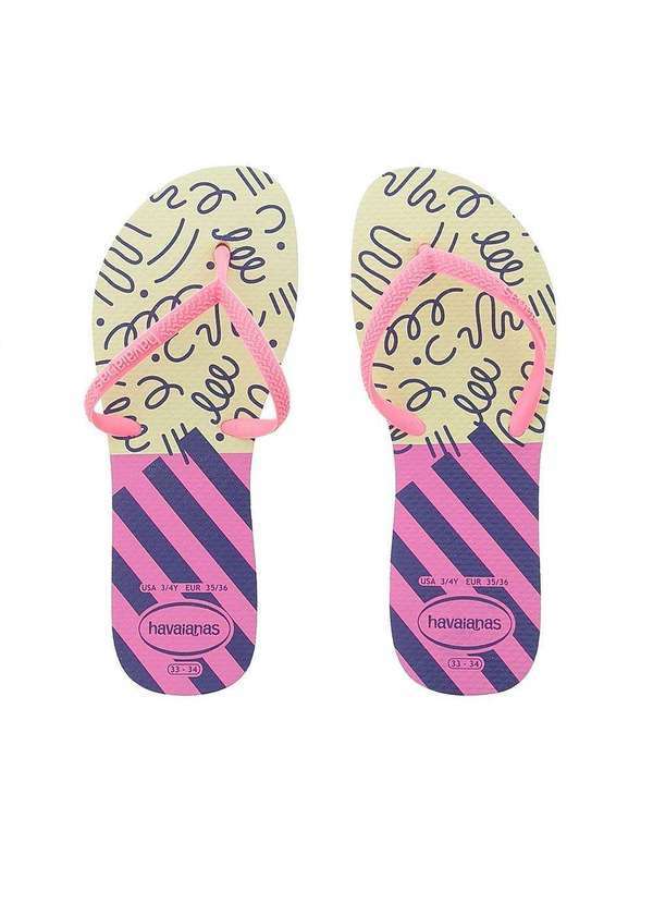 Havaianas - Chinelo Havaianas Flat Mix Rosa Coral