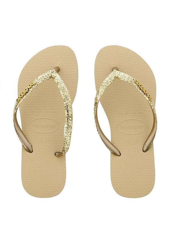 Havaianas - Chinelo Havaianas Glitter Bege Bege