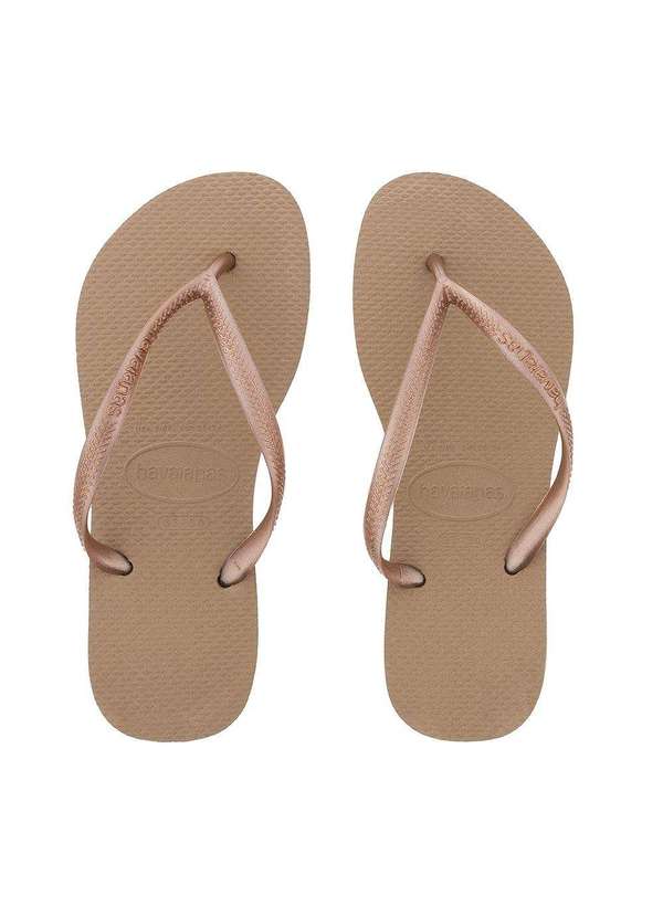 Havaianas - Chinelo Havaianas Slim Brazil Nude Ouro