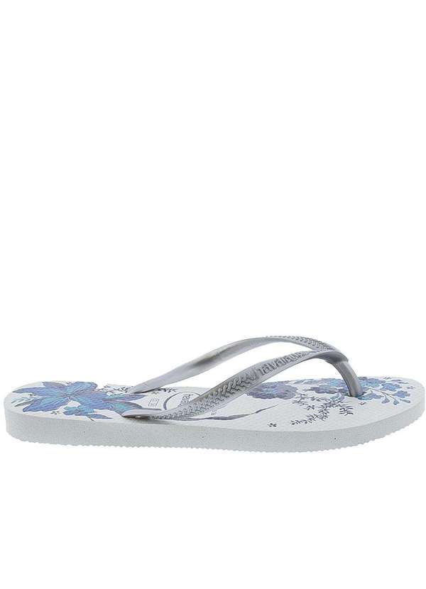 Havaianas - Chinelo Havaianas Slim Organic Prata Branco 3