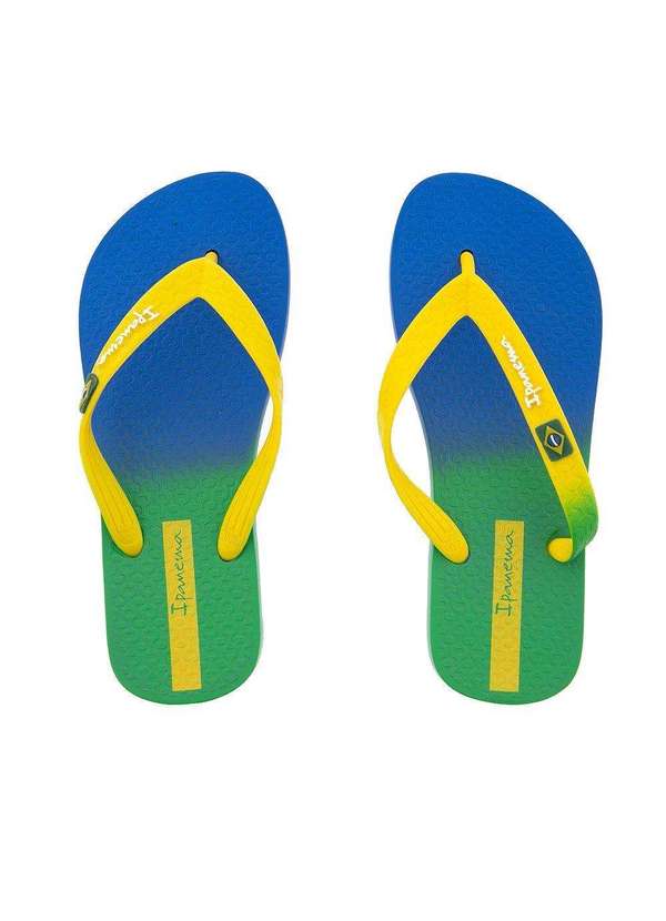 Ipanema - Chinelo Ipanema Brasil Print Color Azul