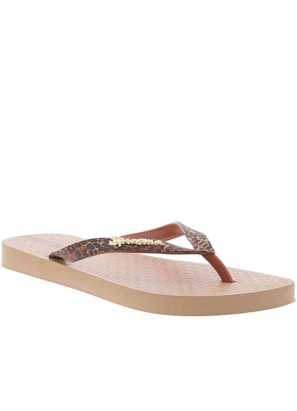 Ipanema - Chinelo Ipanema Duna Animal Print Caramelo Bege 2