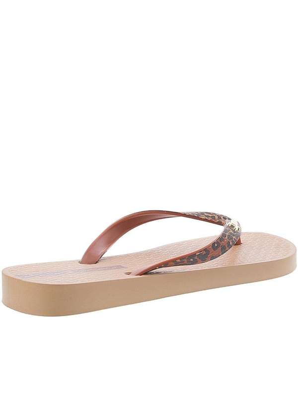 Ipanema - Chinelo Ipanema Duna Animal Print Caramelo Bege 4