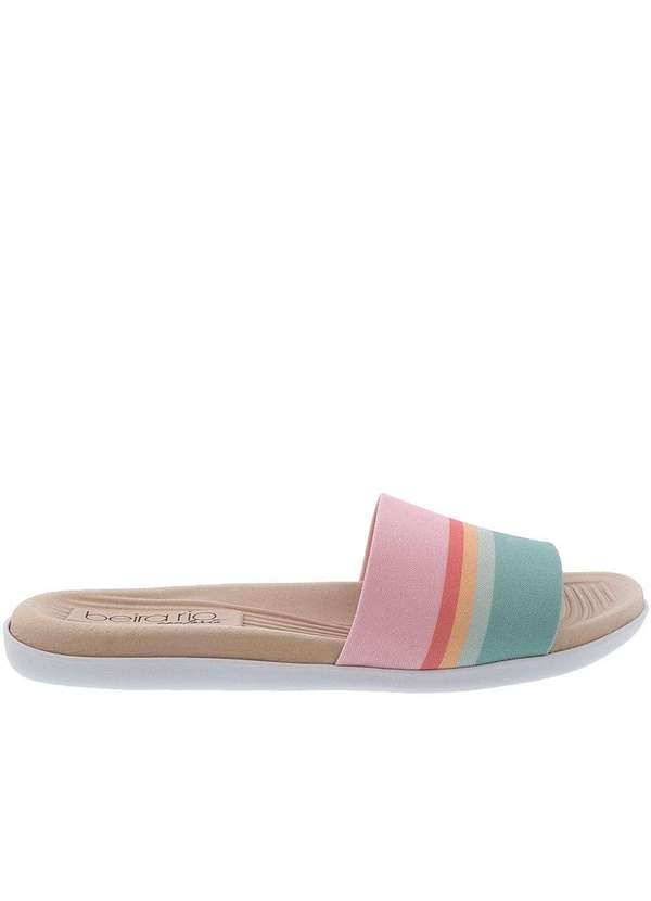 Beira Rio Conforto - Slide Beira Rio Conforto Tecido Arco-Íris 8360230 Sem-Cor 2