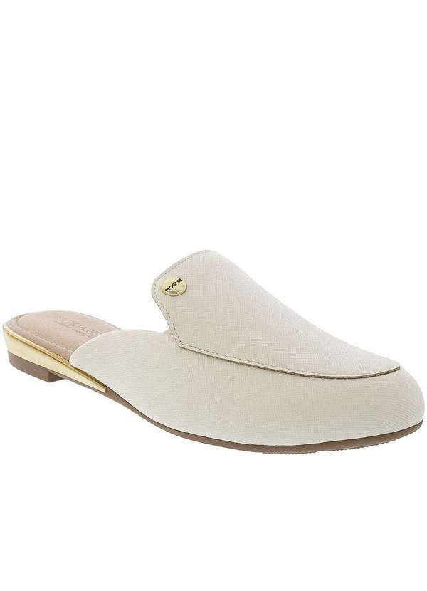Modare Ultraconforto - Mule Modare Ultraconforto Texturizado Off White Off-White