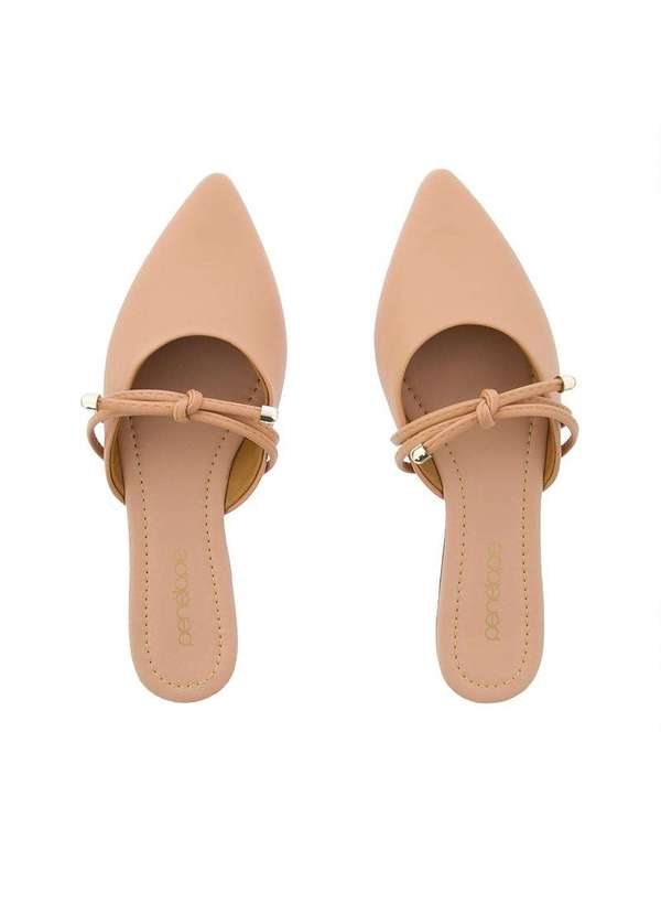 Penelope - Mule Penélope Detalhe Tiras Nó Nude Nude 4
