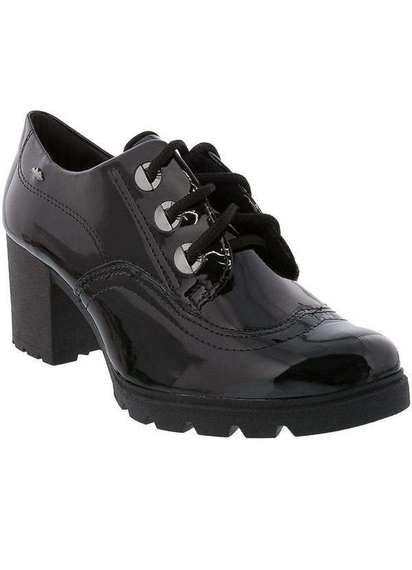 Dakota - Oxford Dakota Salto Grosso Verniz Preto Preto