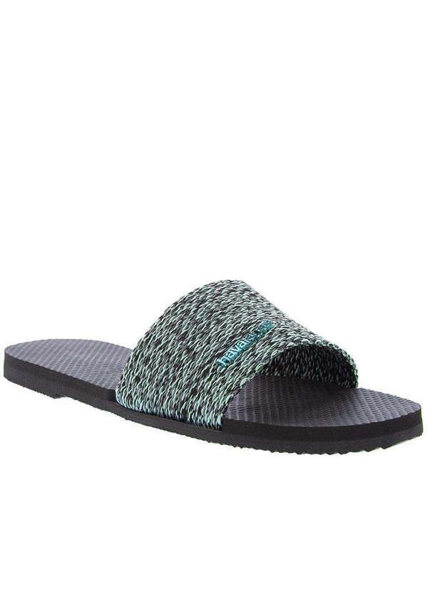Havaianas - Rasteira Havaianas You Malta Trama Tecido Preto Preto