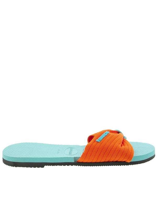 Havaianas - Rasteira Havaianas You St Tropez Nó Tecido Laranja Azul 2