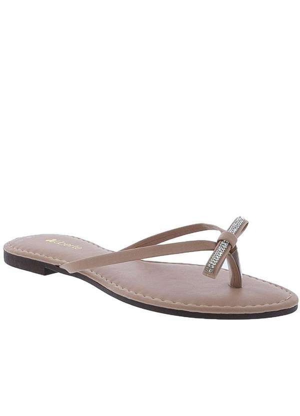Liberte - Rasteira Liberte com Lacinho Nude Nude