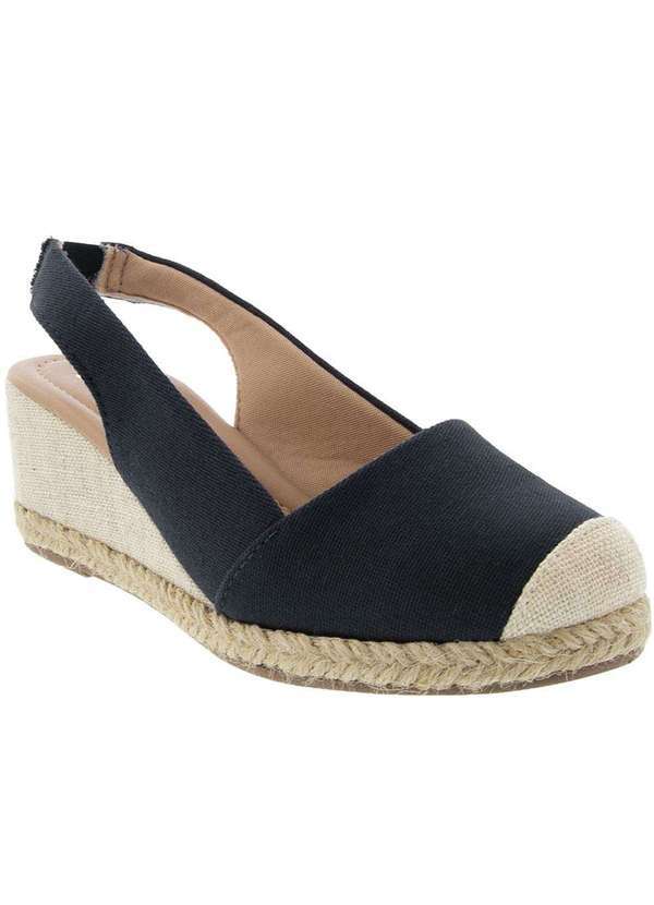 Gabriela - Espadrille Gabriela Anabela Lona Marinho Azul