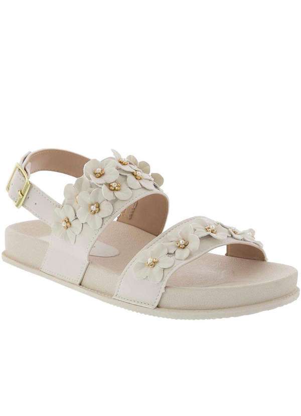Gabriela - Papete Gabriela Detalhe Flores Off White Off-White