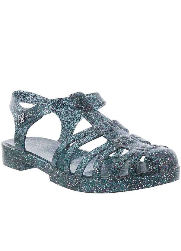 Zaxy - Sandália Aranha Zaxy Be Yourself Glitter Azul Azul