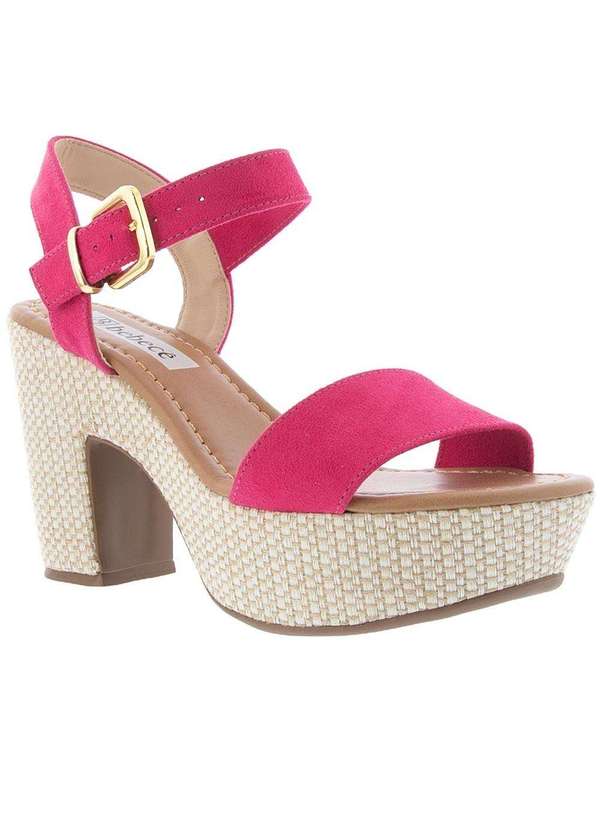 Sandália Feminina Sandalia Bebece Plataforma Bebecê Sandália