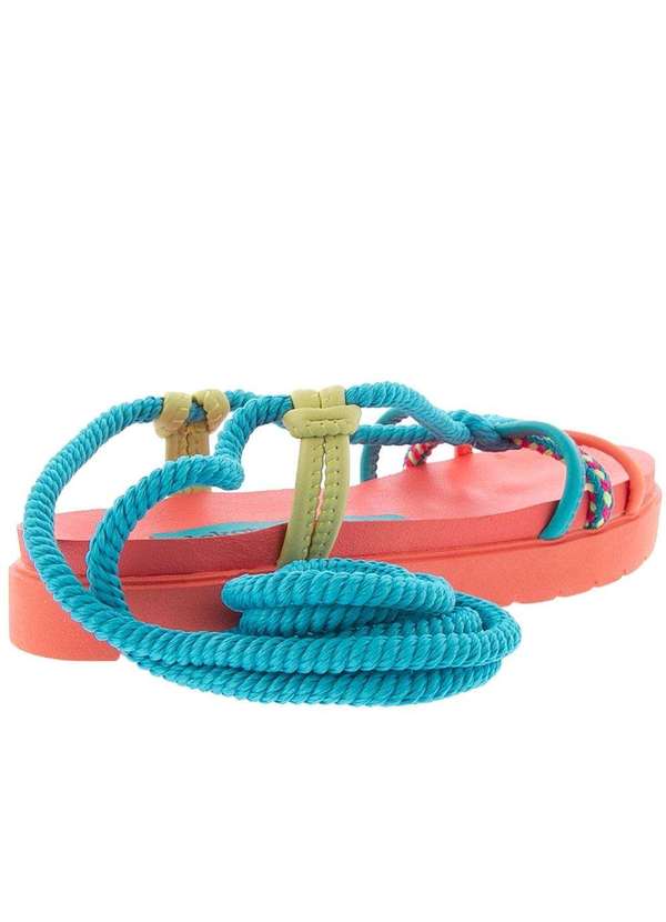 Dakota - Sandália Dakota Flatform Amarração Nós Corda Color Colorido 3