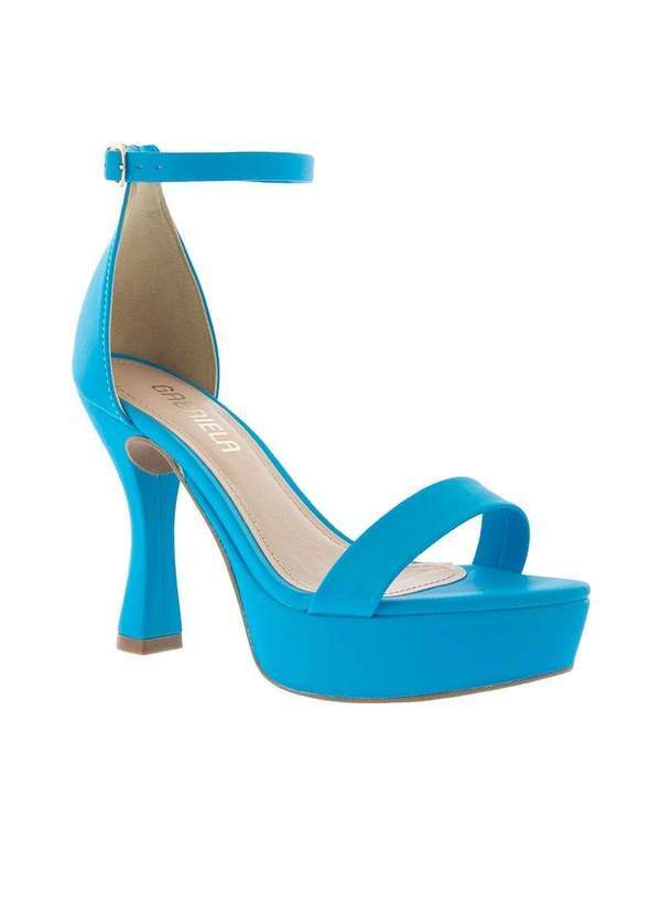 Gabriela - Sandália Gabriela Meia Pata Detalhe Tiras Azul Azul