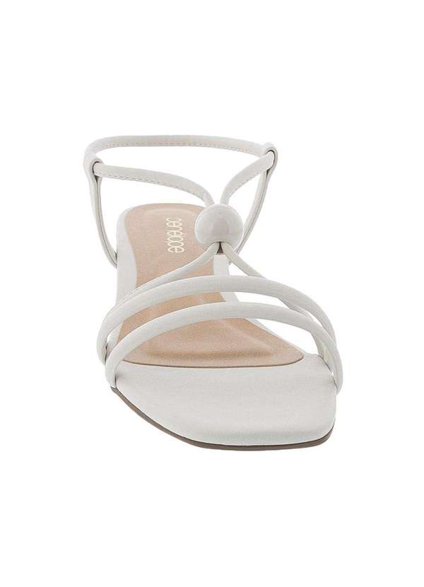 Penelope - Sandália Penélope Salto Bloco Aplicação Off White Off-White 4