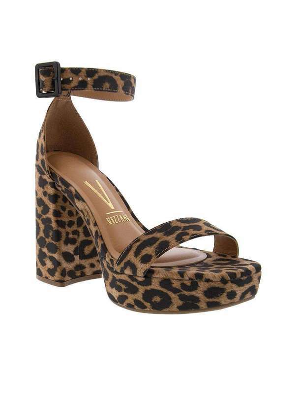 Vizzano - Sandália Vizzano Meia Pata Animal Print Caramelo 6417112 Sem-Cor