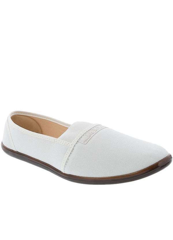 Moleca - Alpargata Moleca Tecido Branco Branco