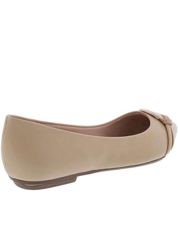 Gabriela - Sapatilha Gabriela Detalhe em Fivela Nude Bege 3