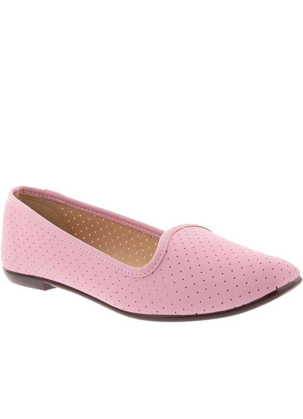 Moleca - Sapatilha Moleca Detalhe Perfuros Nobuck Lilás Roxo